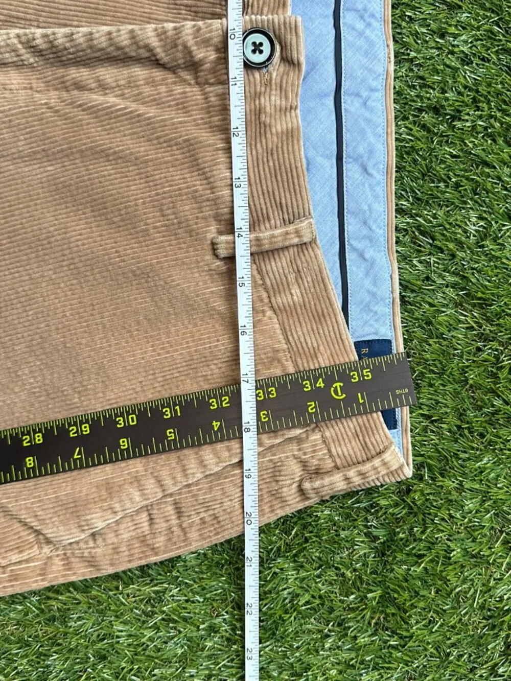 Polo Ralph Lauren Classic Fit Corduroy Pants 40x30 Tan Beige